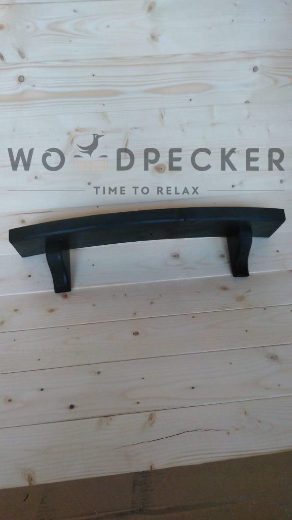 Wooden side table, mini bar www.woodpeckertubs.co.uk