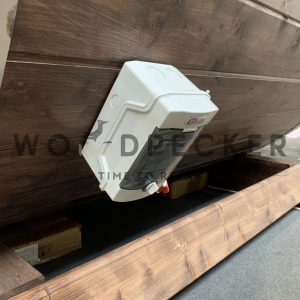 luxury barrel sauna