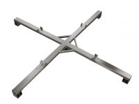 Metal base for hot tub